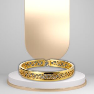 Gilded Garden Lace Bangle